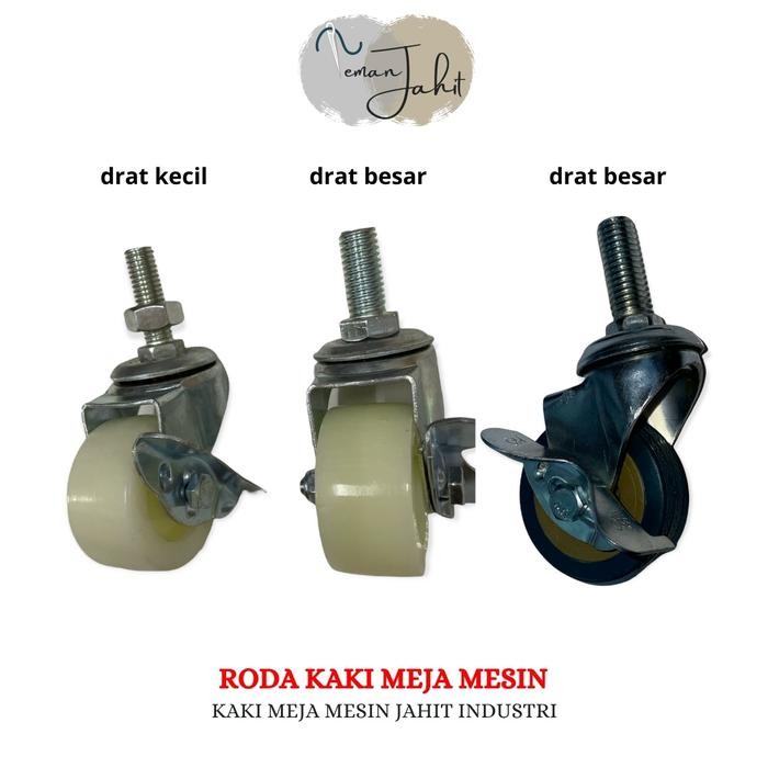 Roda Kaki Mesin Jahit Industrial Drat Besar /Roda Mesin Jahit