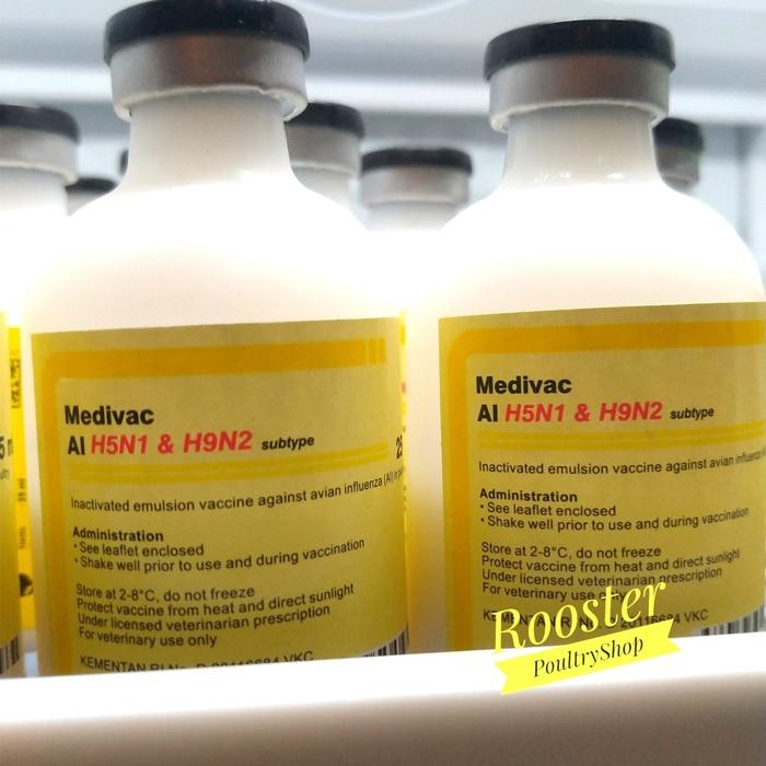 VAKSIN AYAM MEDIVAC AI H9N2 ISI 25 ML