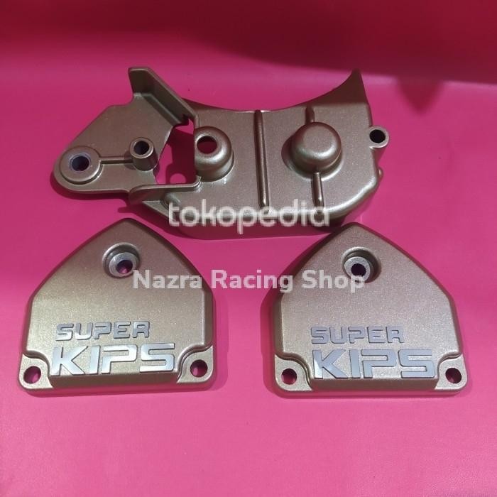 Paket Tutup Atas Samping Cover Super Kips Pdk Gold Original Kawasaki