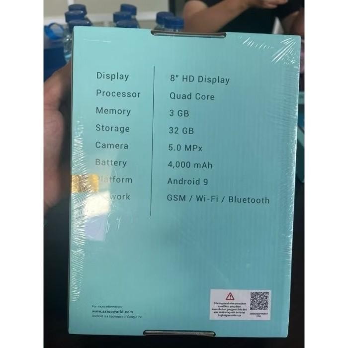 HVHP  Tablet Tab Axio Mytab R8 4G Lte Ram 3/32Gb Android 9 Baru
