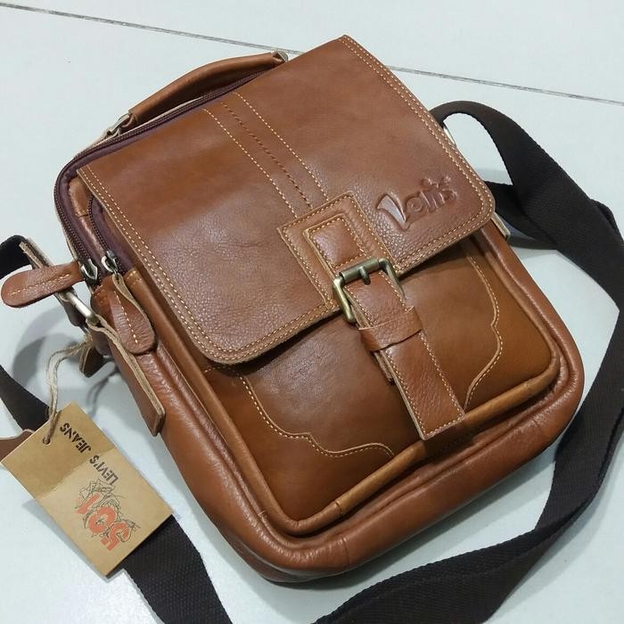 Termurah Tas Selempang Pria Kulit Asli Original Import Levis Terlariss 