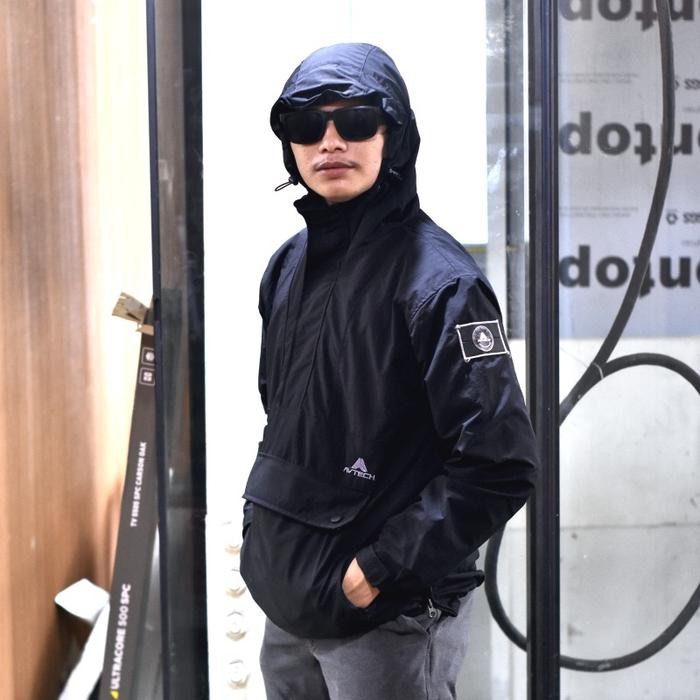 ORIGINAL AVTECH - Jaket Windbreaker Water Repnt Gocore Hiking Gunung Motor Hujan - IMA READY STOCK