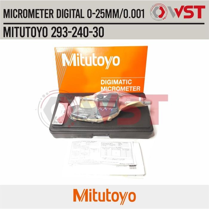 Mitutoyo Digimatic Micrometer/ Micrometer Digital 0-25 mm (293-240)