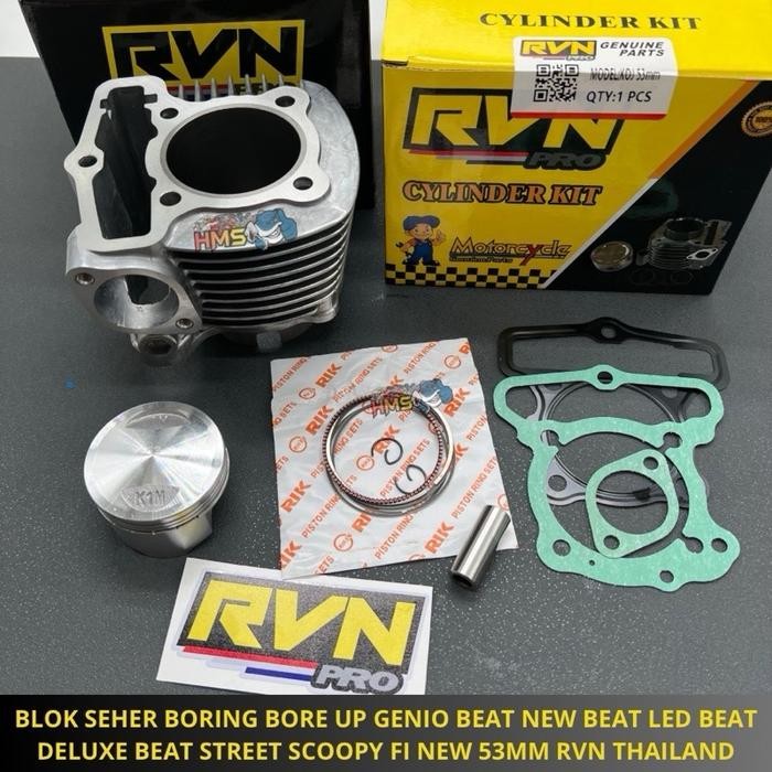 BLOK SEHER BORING BORE UP GENIO BEAT NEW BEAT LED BEAT DELUXE BEAT STREET SCOOPY FI NEW 5M RACING