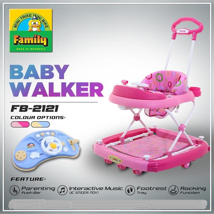 Baby Walker Family FB 2121 Ayun Mainan Musik Stir Family FB2121
