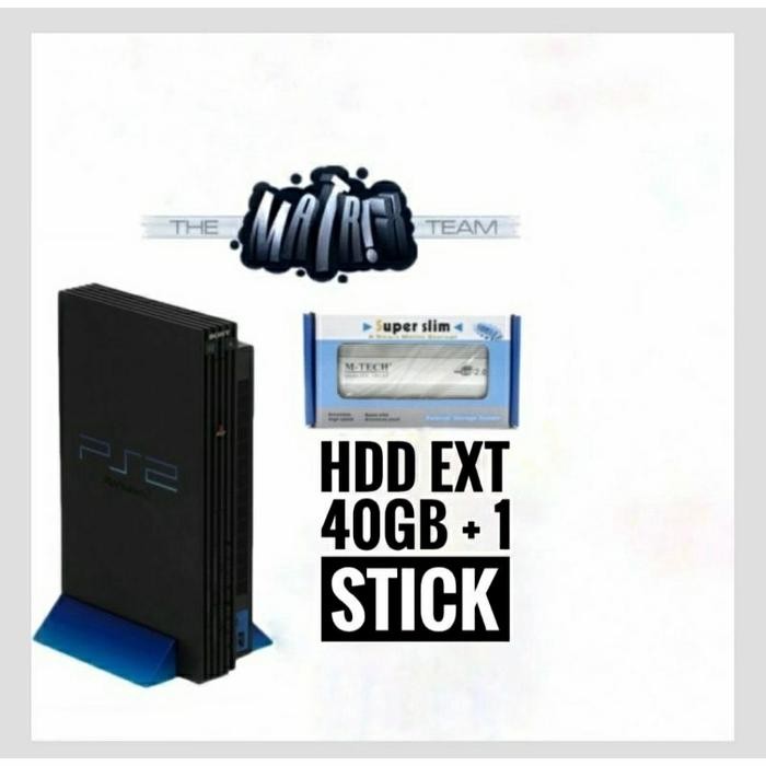 MESIN PS2 FAT HARDISK / PS2 TEBAL SERI 3/5 MATRIX + HDD