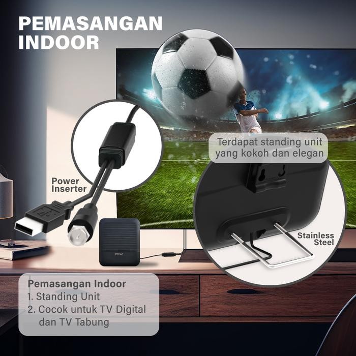 Antena TV Digital Indoor Outdoor Booster Antena TV Digital STB TV Digital Tabung Antena Digital
