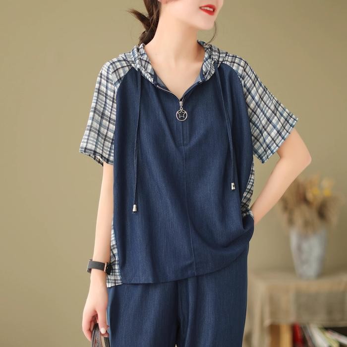 LC1131 Premium Oversized Setelan Baju Celana Fashion Terbaru