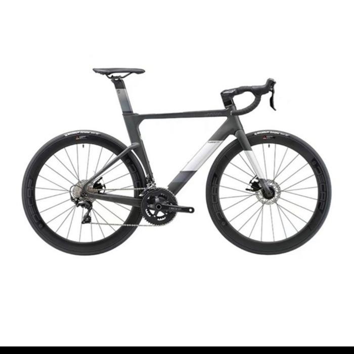 SEPEDA ROADBIKE JAVA FUOCO TOP R7120 70048 BLACK TITANIUM BONUS HELM