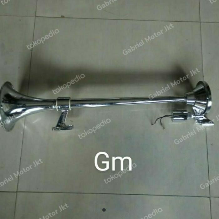 Jual Big Horn Klakson 1 Trompet Angin Truck Lowin St-1003 12/24Volt
