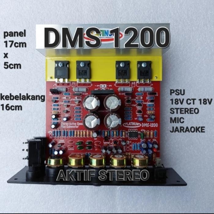 pcb kit mesin speaker aktif stereo dms 1200 platinum dms1200 tip 3055