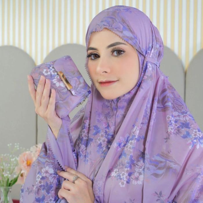 MUKENA TRAVEL MINI PARASUT KOREA PREMIUM TAS RANTAI