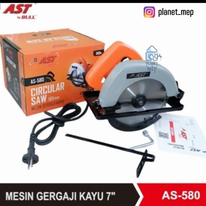 {{{{}}] AST CIRCULAR SAW AS-580 MESIN GERGAJI KAYU