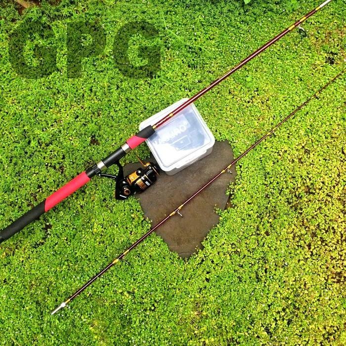 Set Pancing Laut MAGURO Joran LEVIATHAN 1,8 M(Fiber Solid Transparan