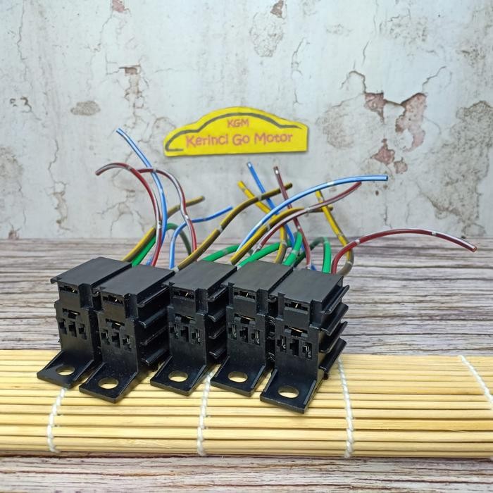 Jual Soket Relay Nais Denso Kaki 4 Gandeng - Soket Relay Mini K4 - Soket K4