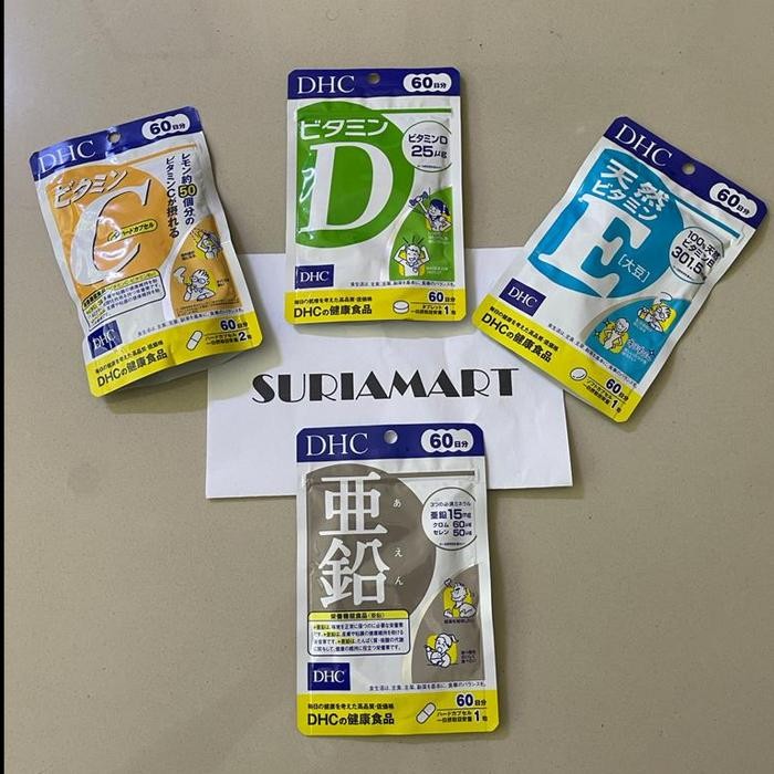 ORIGINAL DHC Vitamin C ; Vitamin D ; Vitamin E dan Zinc