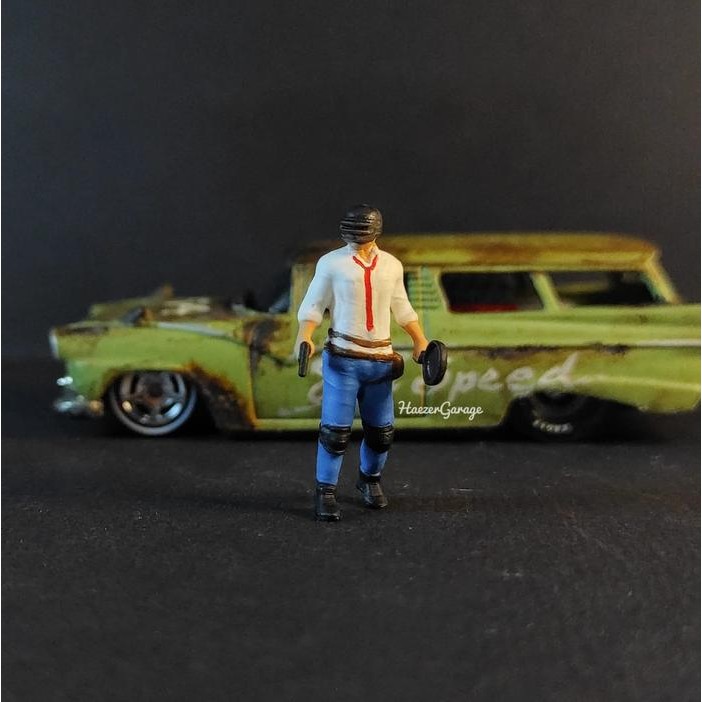 q9v5- Figure Diorana 1/64 Pubg Pistol Panci 3D Resin - H3D