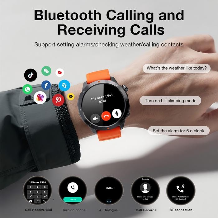 2prr- Swimming Watch/GpsAolon Navi R3 Ultra Jam Tangan Pria Peta Gps Kecepatan Lari Tampilan