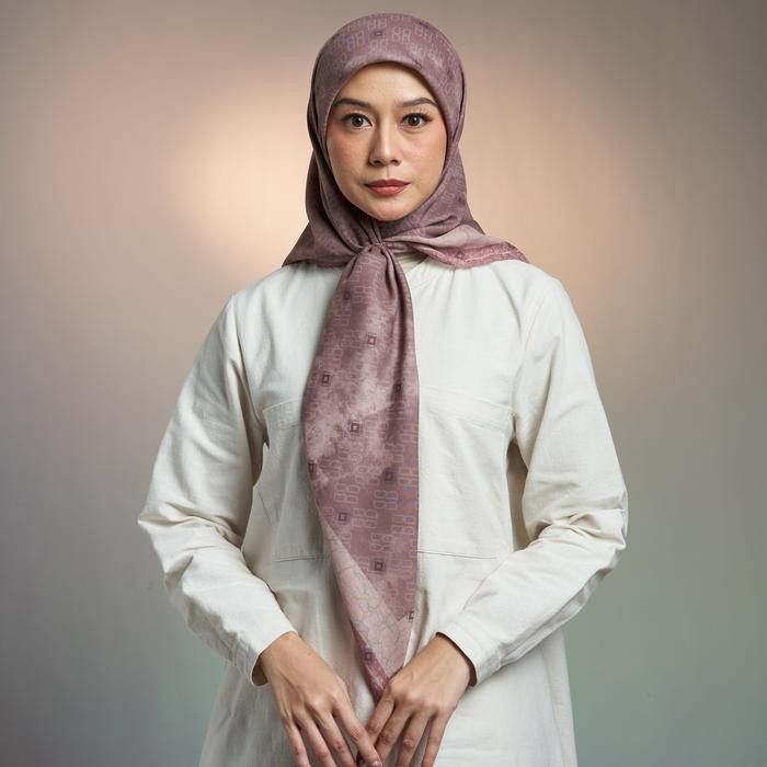 DISKON [DAUKY] New Arrival Hijab Segiempat Voal Motif Cantik FANCY SCARF READY STOCK