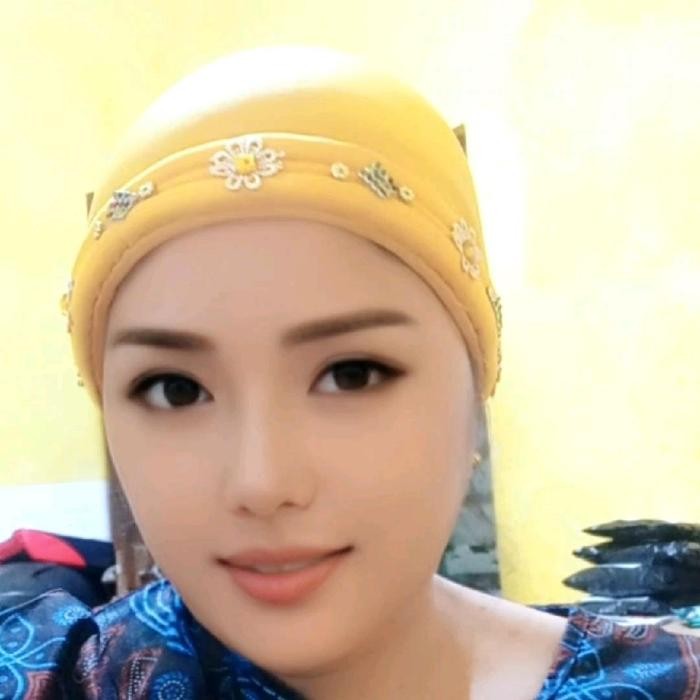 TERMURAH kupluk cantik Kerpus minimalis hijab instan turban minimalis Poliester Kerudung Turki