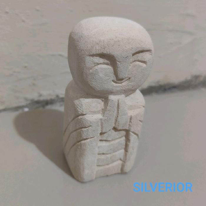 Patung Jepang Jizo Bosatsu Bodhisattva anak dan traveler