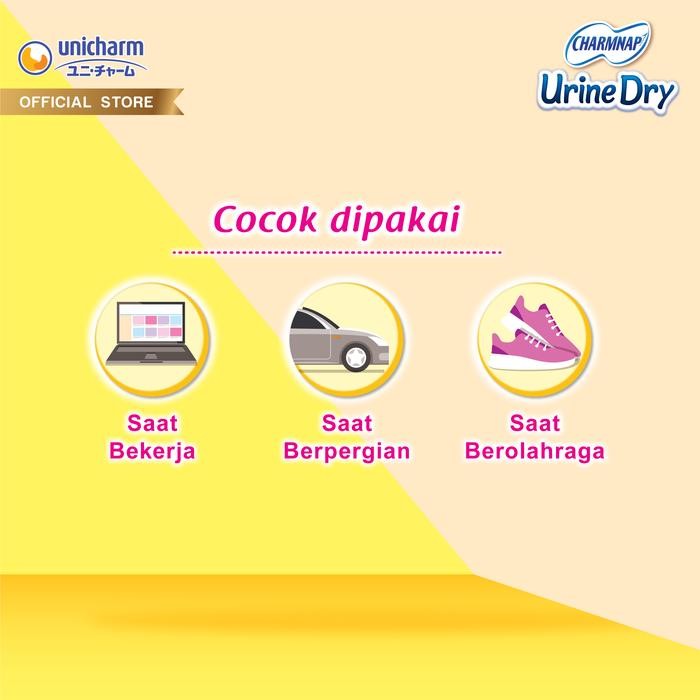 KirimInstan- Charmnap Urine Dry Pembalut Urine 23Cm