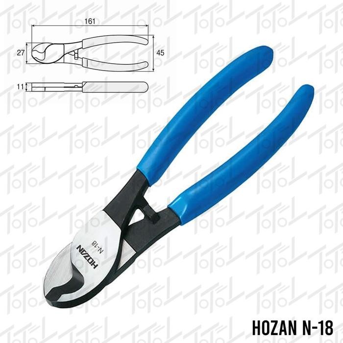 Hozan N-18 Cable Cutter / Tang Potong Kabel Hozan N-18 / Hozan N18