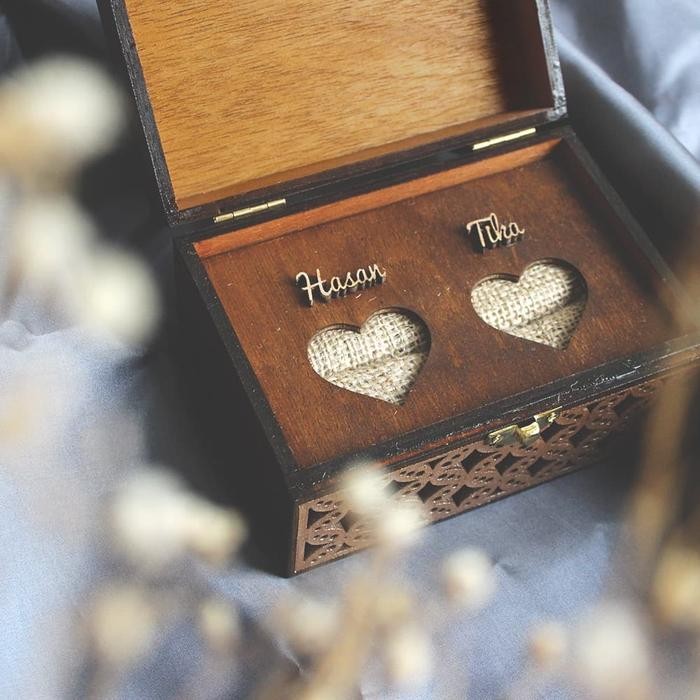 Ring Box Rustic 10x15cm / Kotak Mahar Seserahan / Seserahan Rustic