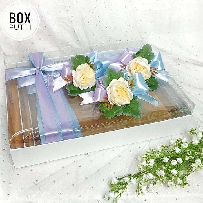 Kotak Hantaran Seserahan Mika Pendek Isi 3
