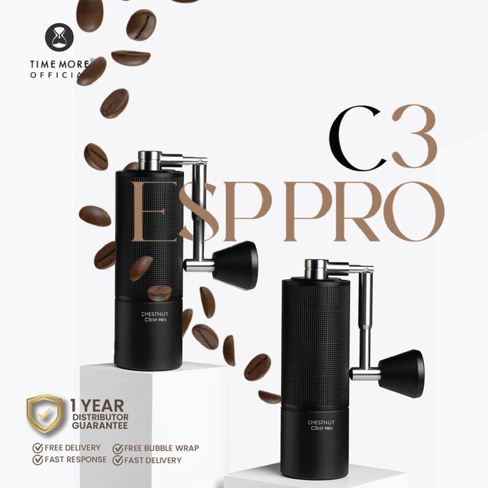 gdqo- Timemore Chestnut C3Esp Pro Coffee Grinder Penggiling Biji Kopi Portable