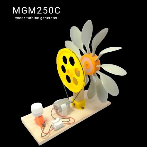 KINCIR MINI UNTUK PEMBANGKIT LISTRIK TENAGA AIR SEDERHANA LAMPU LED MOTOR TOYS KODE 1011