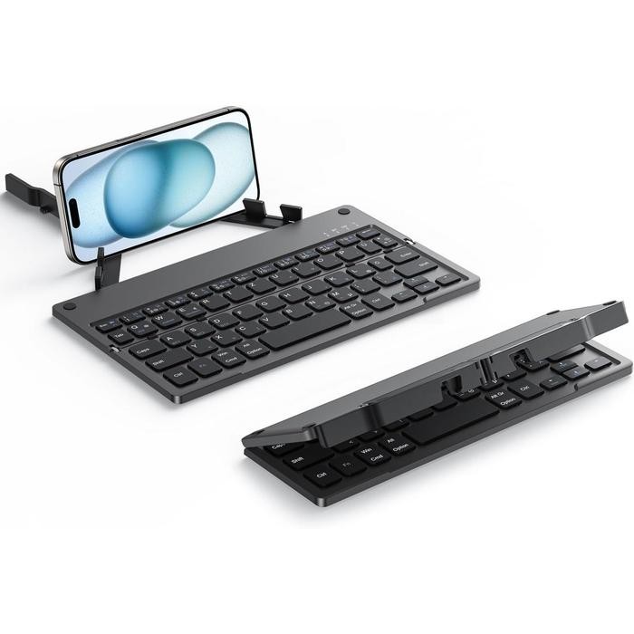 Terlaris KEYBOARD BLUETOOTH / KEYBOARD BLUETOOTH PORTABEL LIPAT FOLDING /KEYBOARD BLUETOOTH PORTABLE