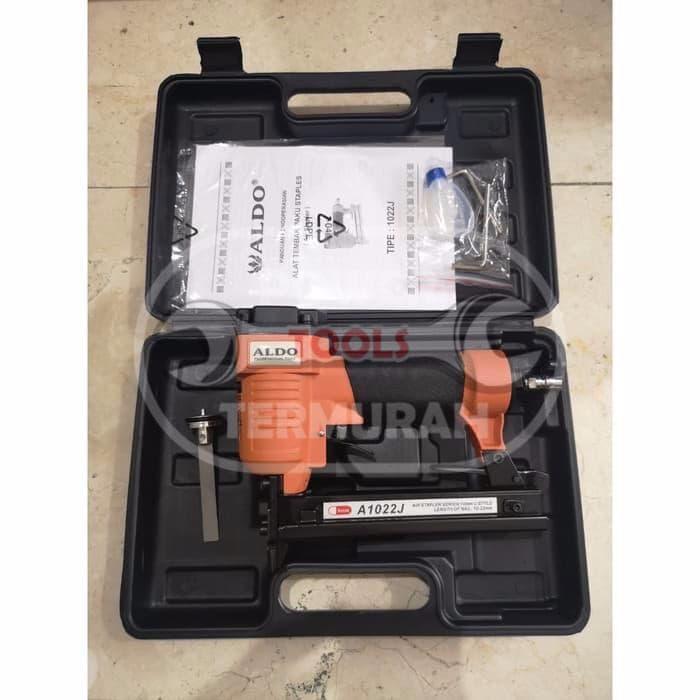 Mesin Stapler Kompressor Air Stapler Gun Aldo 1022 Makassar