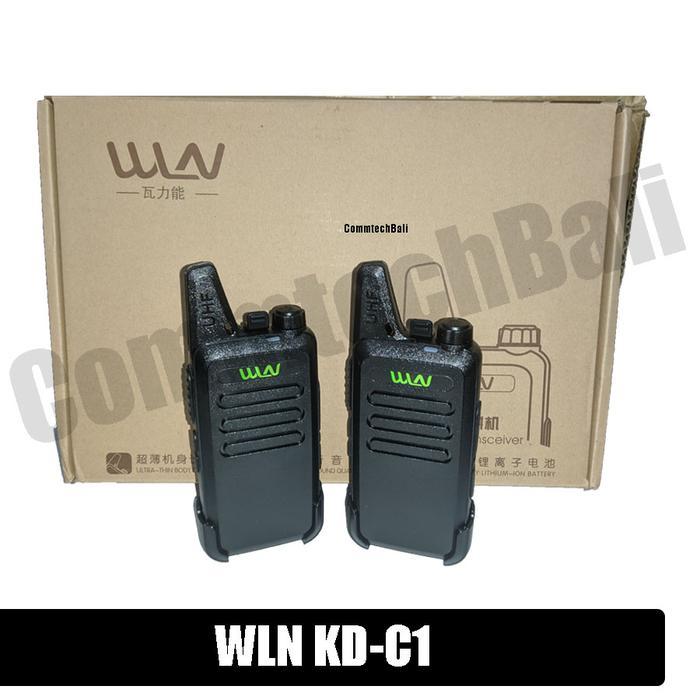 Promo Radio Ht Walkie Talkie Wln Kd-C1 Kd C1 1 Satu Pasang