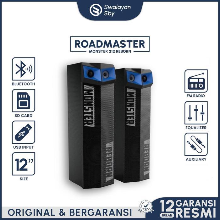ROADMASTER - Monster 212 Reborn Speaker Active Bluetooth | Garansi Resmi 1 Tahun