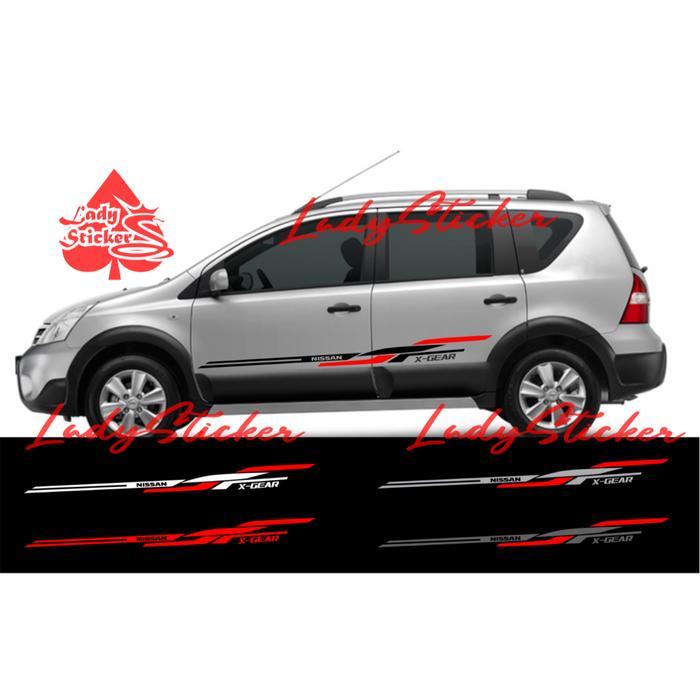 (Lady) List Sticker Mobil Livina X-Gear Sticker Mobil Nissan Livina