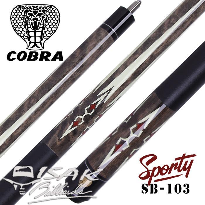 Cobra Sb-103 - Maple Pool Billiard Cue Stick - Stik Biliar - 13 Mm