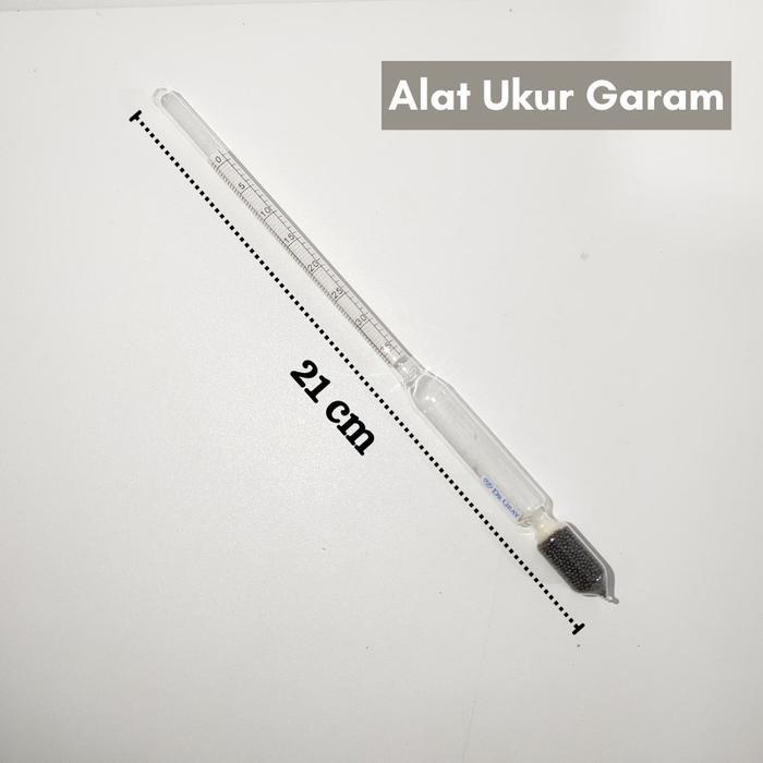 Hidrometer Alat Ukur Kadar Garam Baume Salino Meter / Salinometer 035