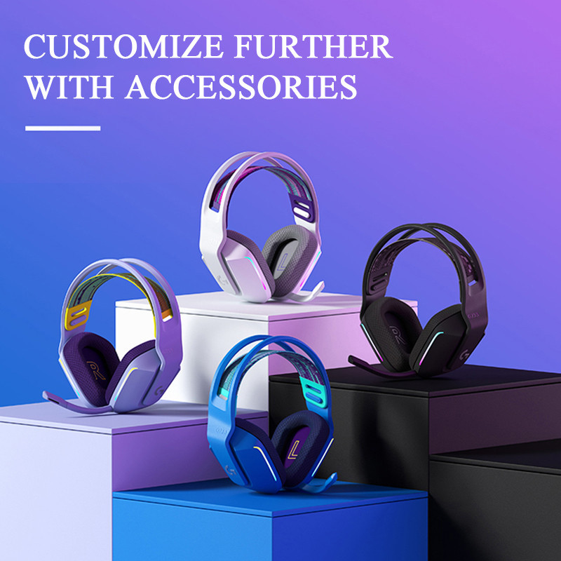 Logitech G733 / G733KDA LIGHTSPEED Wireless Headphones RGB DTS X2.0 7.1 Surround Sound Ultralight