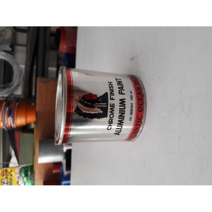 CUCI GUDANG Aluminium paint. chrome paint. cat aluminium