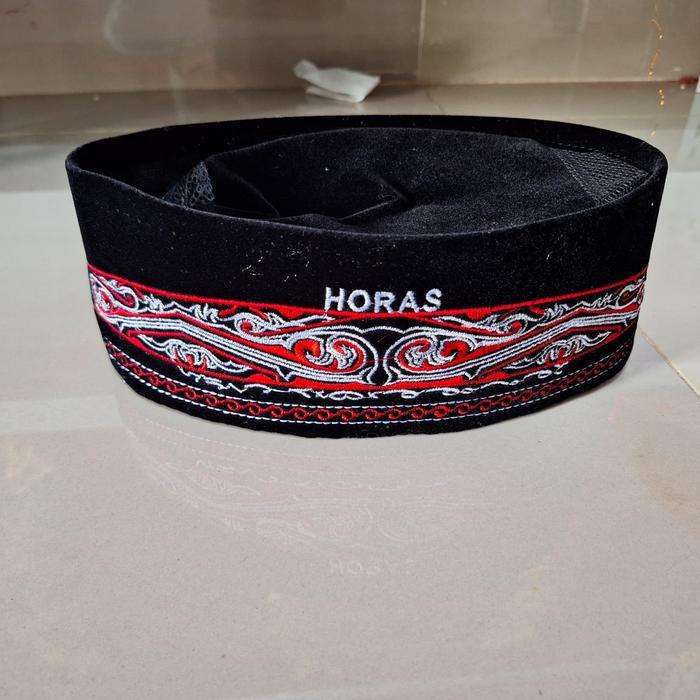 New Topi Peci Batak - Topi Songkok - Topi Gorga Batak - Peci Songkok Gorga -Gratisongkir