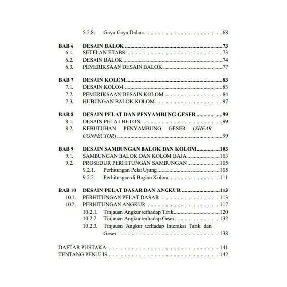 Premium Buku Sipil Desain Struktur Gedung Baja Dengan Etabs Versi 16.2.0 Original
