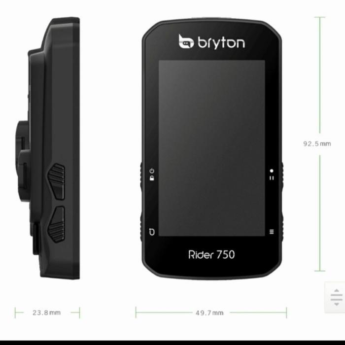 Bryton Rider 750 Bundling 3 Pcs Sensor Bryton Garansi Resmi Rodalink