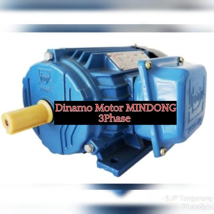 Dinamo Electro Motor Merk MINDONG 2Hp 3Phase 1400 Rpm