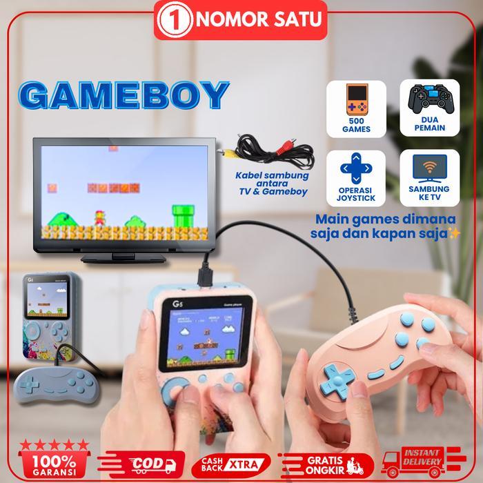 Mainan Anak Gameboy Double // 500 Gamers Retro Gamebox Berkualitas Terbaru