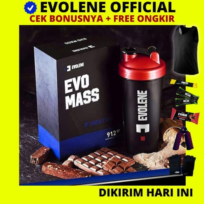 Evomass 912 Gram Evolene Halal Bpom Evo Mass 2 Lbs Kemasan Susu Gym Gainer Original Evolene Gainer