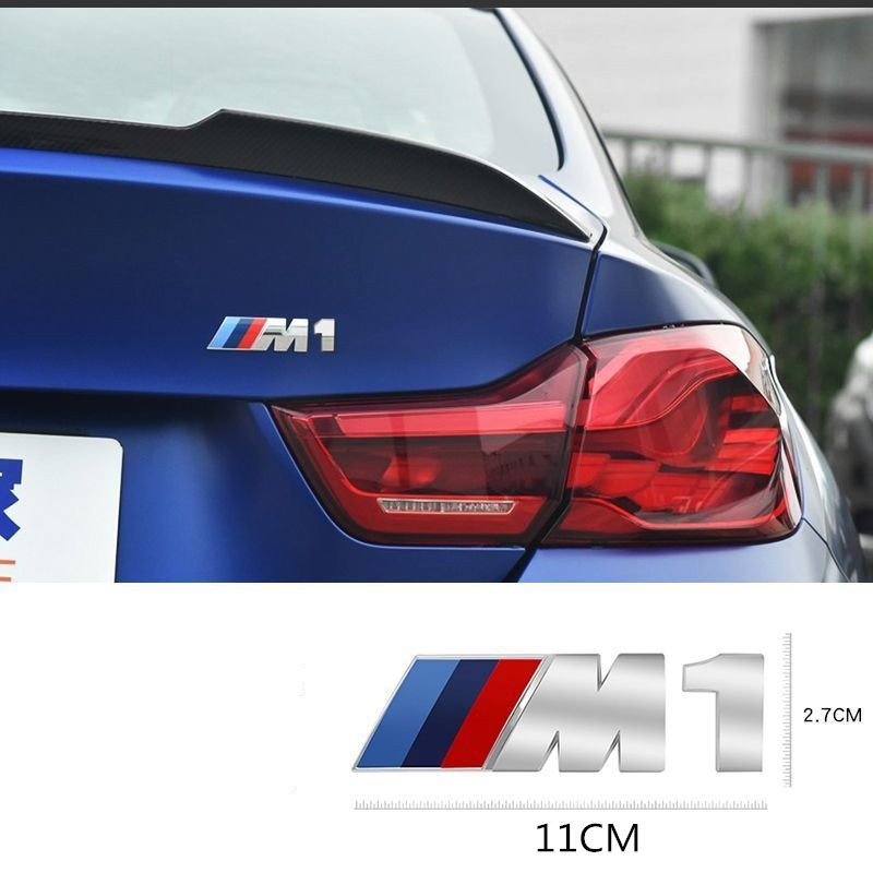 3D Emblem Car Fender Side Rear Trunk Badge M Logo Sticker Number Decal For BMW M1 M2 M3 M4 M5 M6 M7