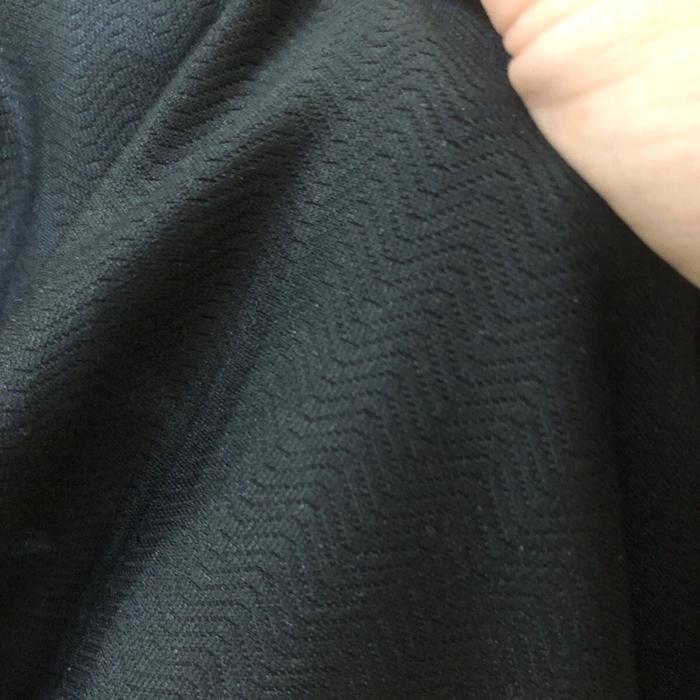 Kain Bahan Jersey Dryfit Milano Dry-Fit Premium Hitam Kiloan