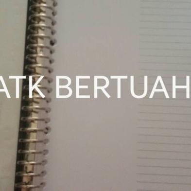 B5 MAP BUKU FILE BINDER NOTE KANTOR KULIT POLOS BESAR