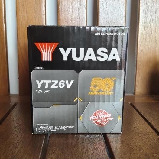 Daytona Indoparts - Aki Motor Satria Fu, Pcx 160, Adv 150, New Nmax, All New Nmax Ytz6V Yuasa /